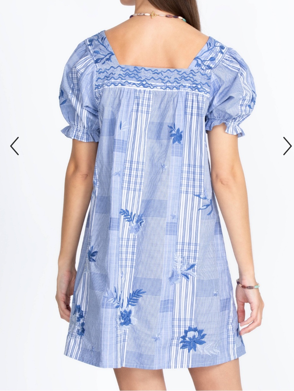 Johnny Was Marbella Square Neck Dress XS - Picture 4 of 13